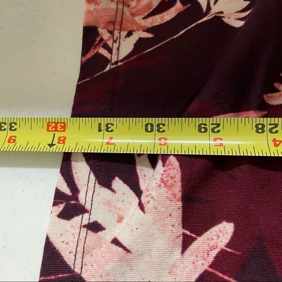 Catherine’s Maroon and pink floral top - Picture 7 of 7
